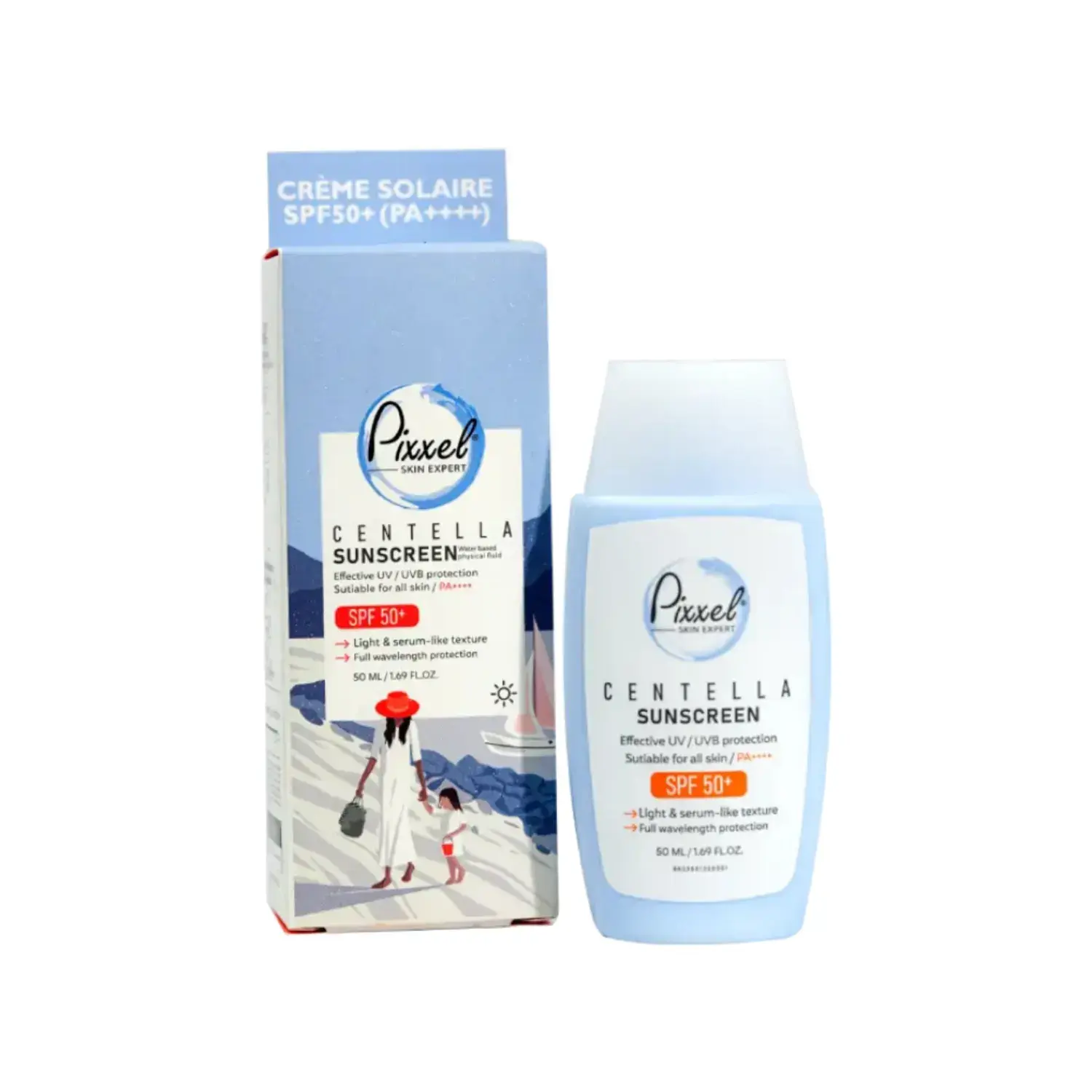 کرم ضد آفتاب SPF 50 پیکسل مدل Centella حجم 50 میلی لیتر image