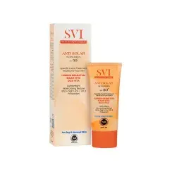 کرم ضد آفتاب SPF 50 اس وی آی مناسب پوست های خشک و معمولی - بی رنگ