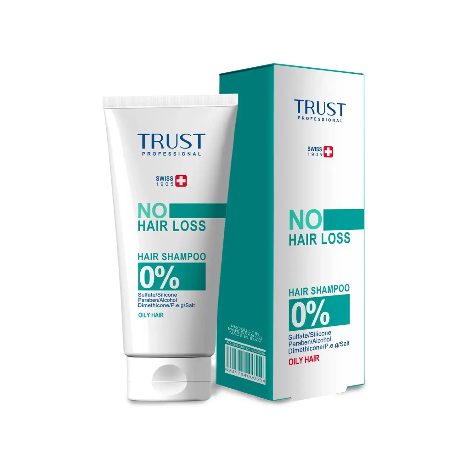 شامپو ضد ریزش تراست مناسب موهای چرب حجم 200 میلی لیتر image