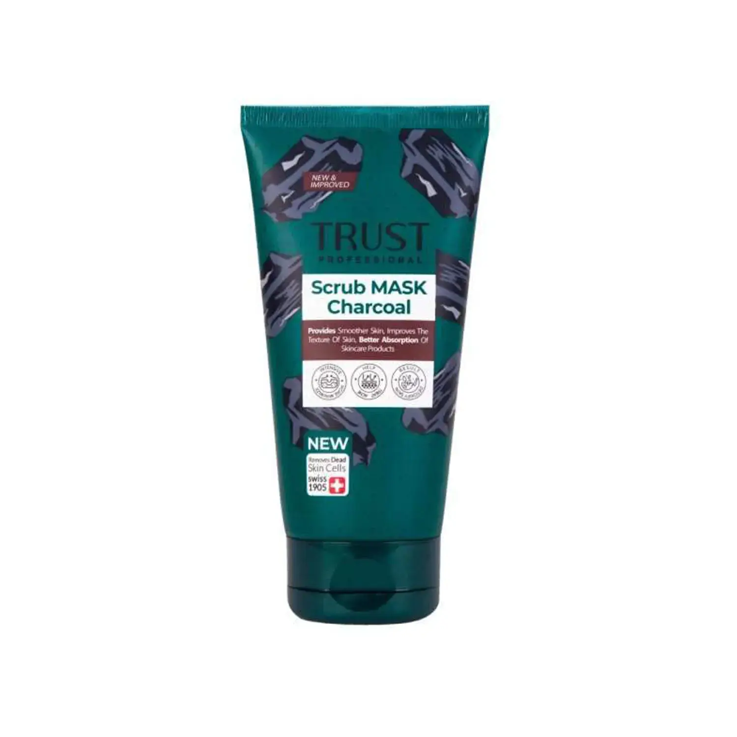 ماسک اسکراب تراست مدل Charcoal حجم 150 میلی لیتر image