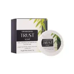صابون ذغال بامبو و نارگیل تراست وزن 75 گرم