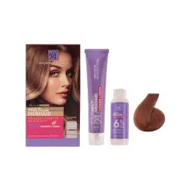 کیت رنگ مو مای مدل Macademia & Keratin شماره 7 - بلوند متوسط