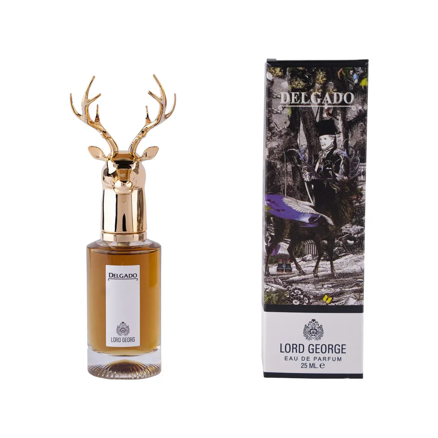 عطر جیبی مردانه دلگادو مدل Lord Gerge حجم 25 میلی لیتر image