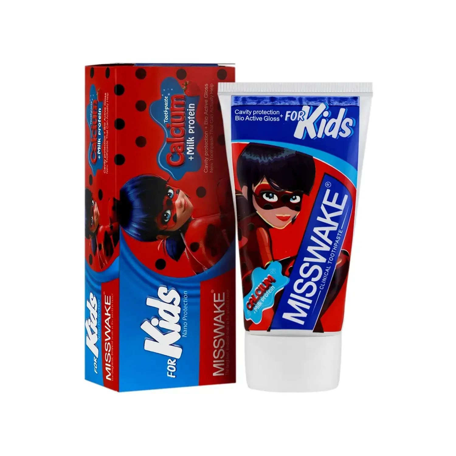 خمیر دندان ژله ای کودک میسویک مدل دختر توت فرنگی حجم 50 میلی لیتر