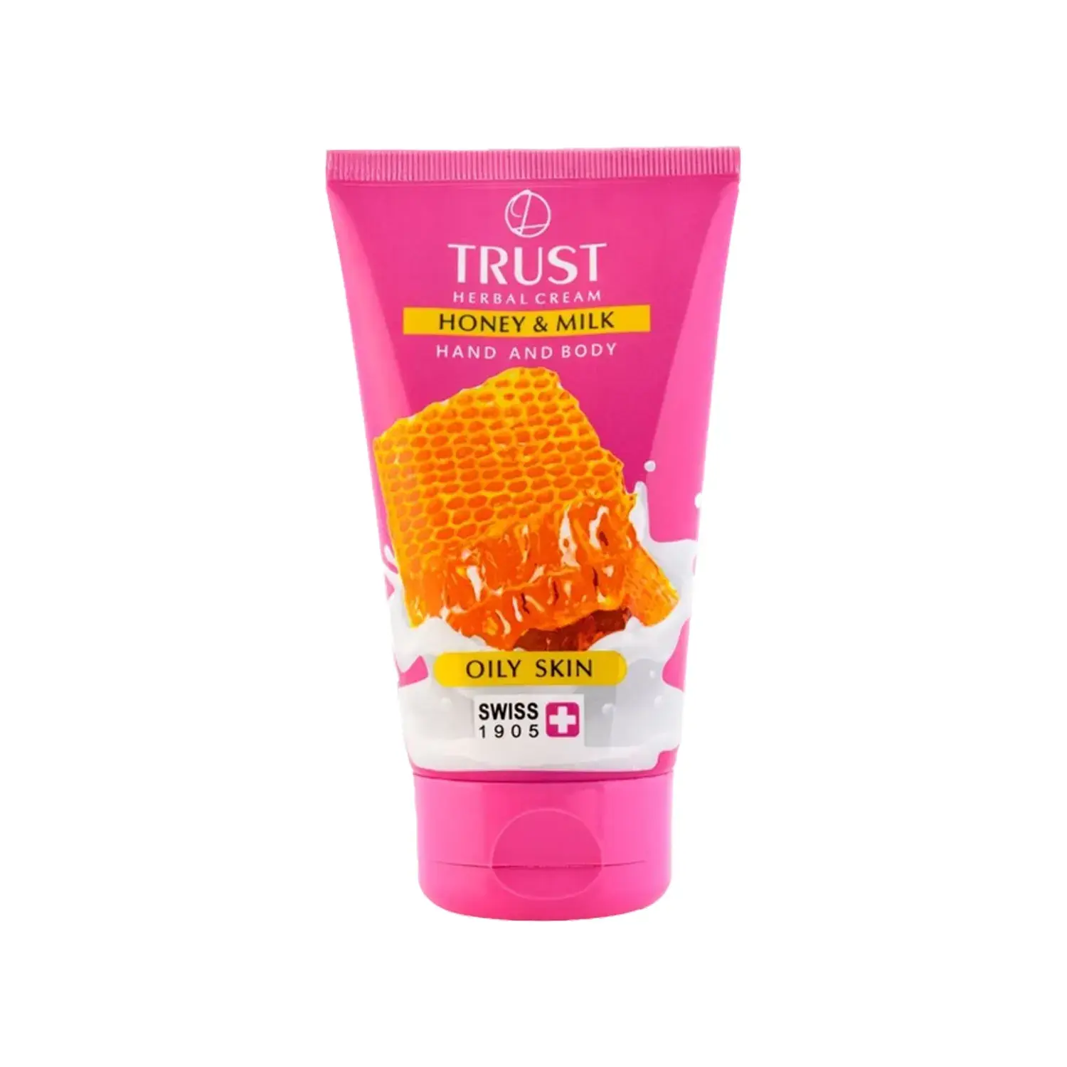 کرم دست و صورت تراست حاوی پروتئین شیر و عسل مناسب پوست های چرب حجم 150 میلی لیتر image