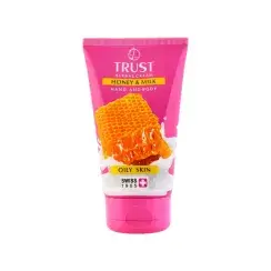 کرم دست و صورت تراست حاوی پروتئین شیر و عسل مناسب پوست های چرب حجم 150 میلی لیتر