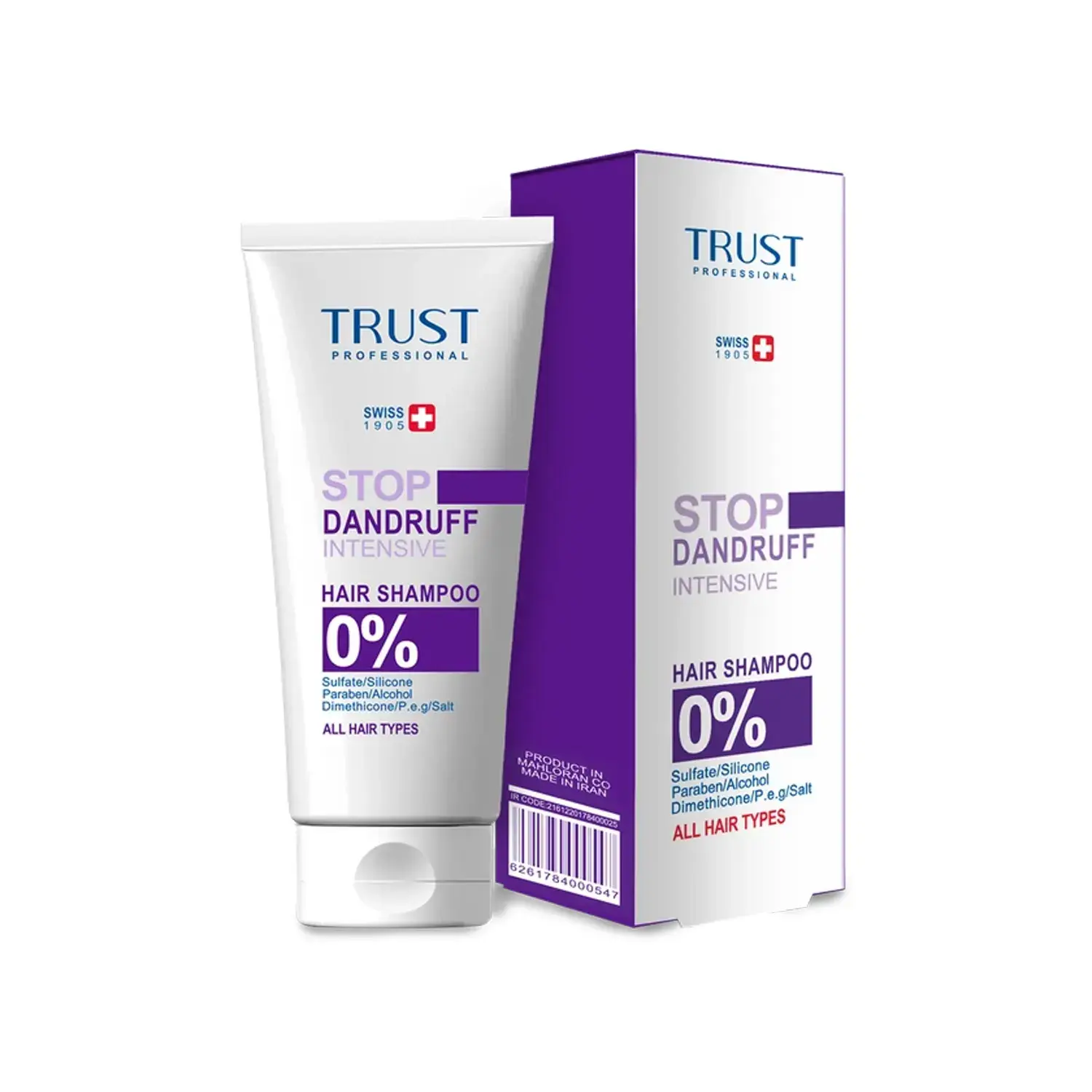 شامپو ضد شوره قوی تراست مناسب موهای چرب حجم 200 میلی لیتر image