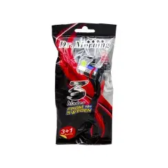 خود تراش دکتر مورنینگ مدل 3Blades M بسته 4 عددی