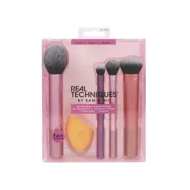 ست براش آرایشی تکنیک بسته 4 عددی به همراه پد آرایشی