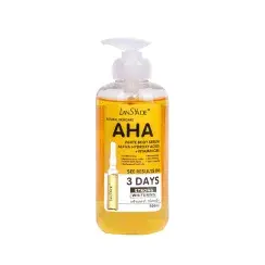 سرم روشن کننده پوست بدن لنساید مدل AHA حجم 500 میلی لیتر