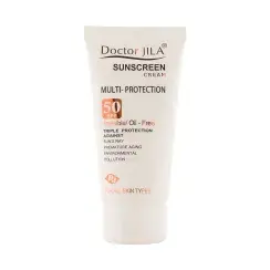 ضد آفتاب SPF50 دکتر ژیلا مدل Multi Protection حجم 50 میلی لیتر - بی رنگ