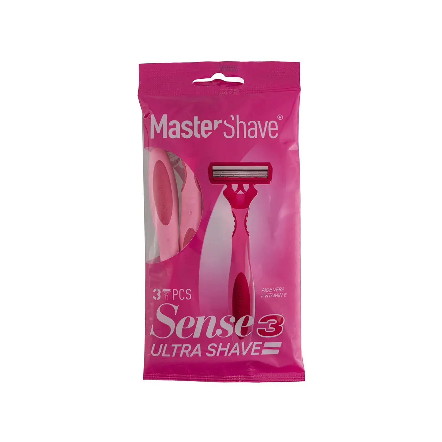 تصویر خود تراش زنانه 3 لبه مستر شیو مدل Sense 3 بسته 3 عددی 