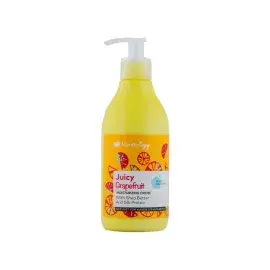 کرم مرطوب کننده پمپی هندولوژی مدل Juicy Grapefruit حجم 375 میلی لیتر