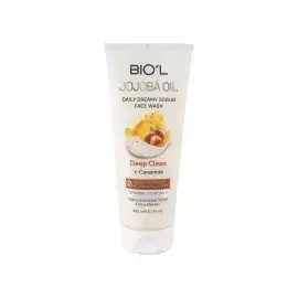شوینده کرمی بیول حاوی روغن جوجوبا مناسب پوست نرمال تا خشک حجم 200 میلی لیتر