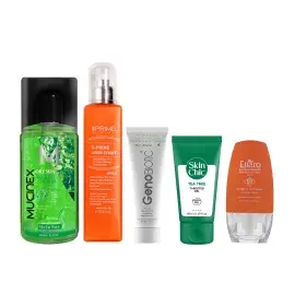 ست محصولات بهداشتی پوست چرب کد 2 مجموعه 5 عددی