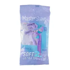 خودتراش 2 لبه مستر شیو مدل Soft 2 بسته 4 عددی