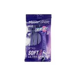 خودتراش سه لبه مستر شیو مدل Soft بسته 3 عددی
