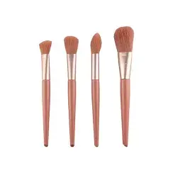 ست براش 14 عددی به همراه کیف بی اچ کازمتیکس مدل pink