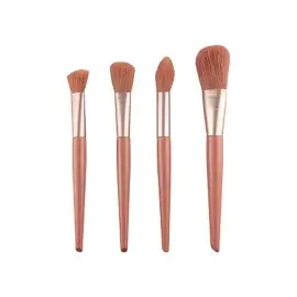 ست براش 14 عددی به همراه کیف بی اچ کازمتیکس مدل pink
