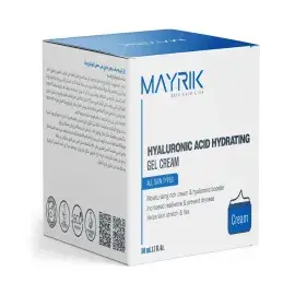 ژل کرم آبرسان میریک حاوی هیالورونیک اسید مناسب پوست دهیدراته 50 میلی‌لیتر