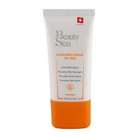 کرم ضد آفتاب فاقد چربی SPF 50 بیوتی اسکین حجم 50 میلی لیتر - بی رنگ
