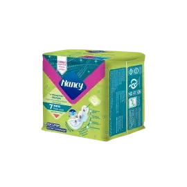 نوار بهداشتی بالدار نازک نانسی مدل Extra Coverage سایز بسیار بزرگ