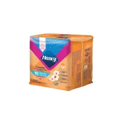 نوار بهداشتی بالدار سوپر نازک نانسی مدل V-Comfort سایز متوسط