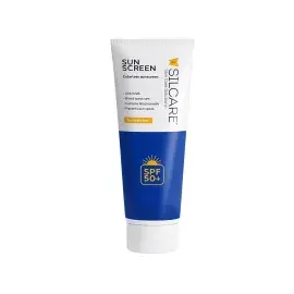 کرم ضد آفتاب سیلکر +SPF 50 مدل بی رنگ حجم 50 میلی لیتر