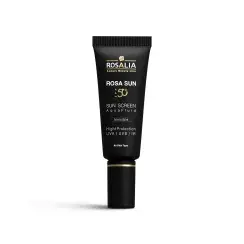 فلوئید ضد آفتاب رزالیا SPF50 مناسب انواع پوست بی رنگ حجم 40 میلی لیتر