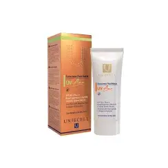 فلوئید ضد آفتاب آنژسل SPF50 مناسب پوست چرب و مختلط بی رنگ حجم 40 میلی لیتر