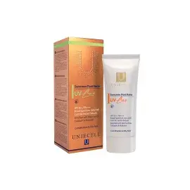 فلوئید ضد آفتاب آنژسل SPF50 مناسب پوست چرب و مختلط بی رنگ حجم 40 میلی لیتر