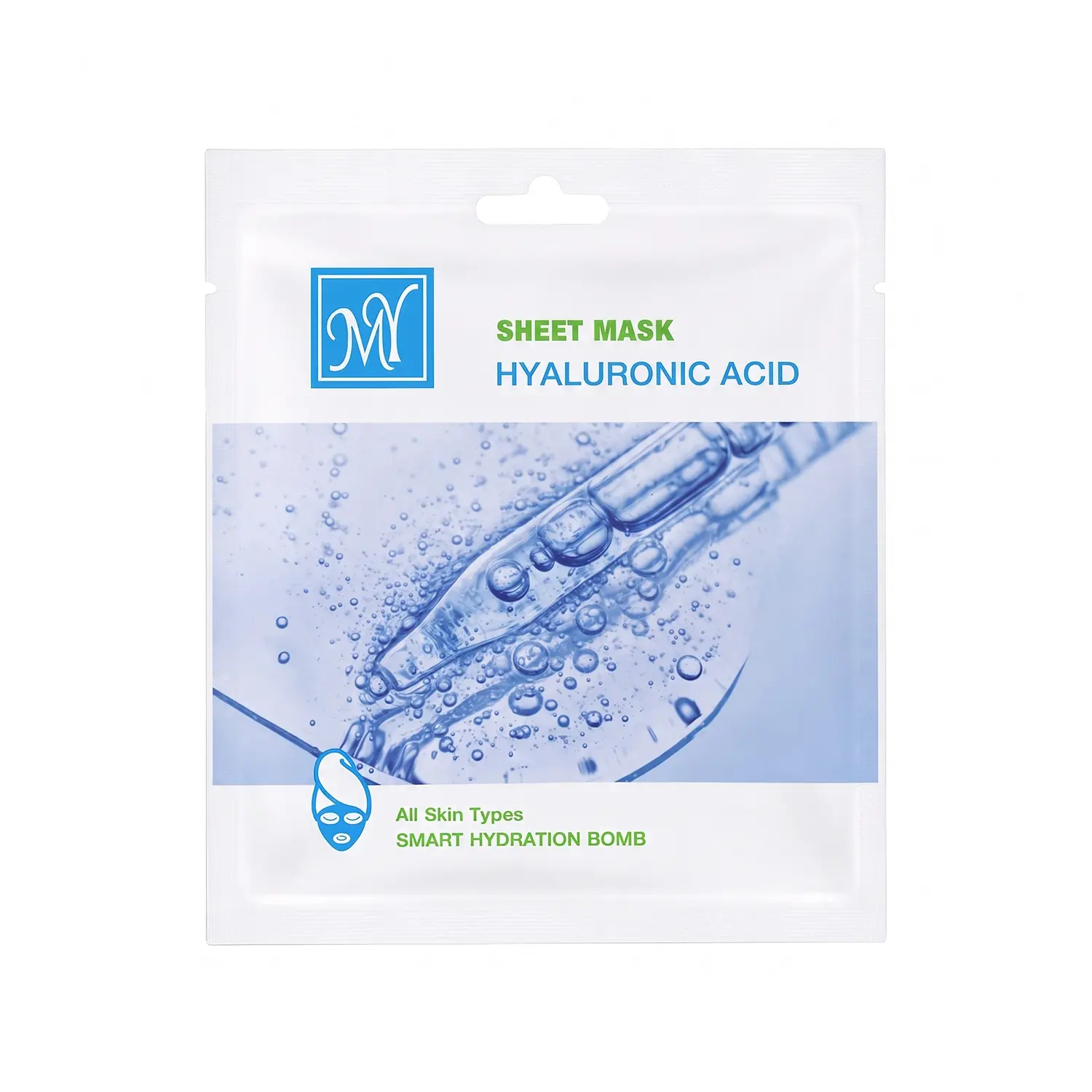 ماسک صورت ورقه ای مای حاوی هیالورونیک اسید حجم 25 میلی لیتر image ماسک صورت ورقه ای مای حاوی هیالورونیک اسید حجم 25 میلی لیتر image