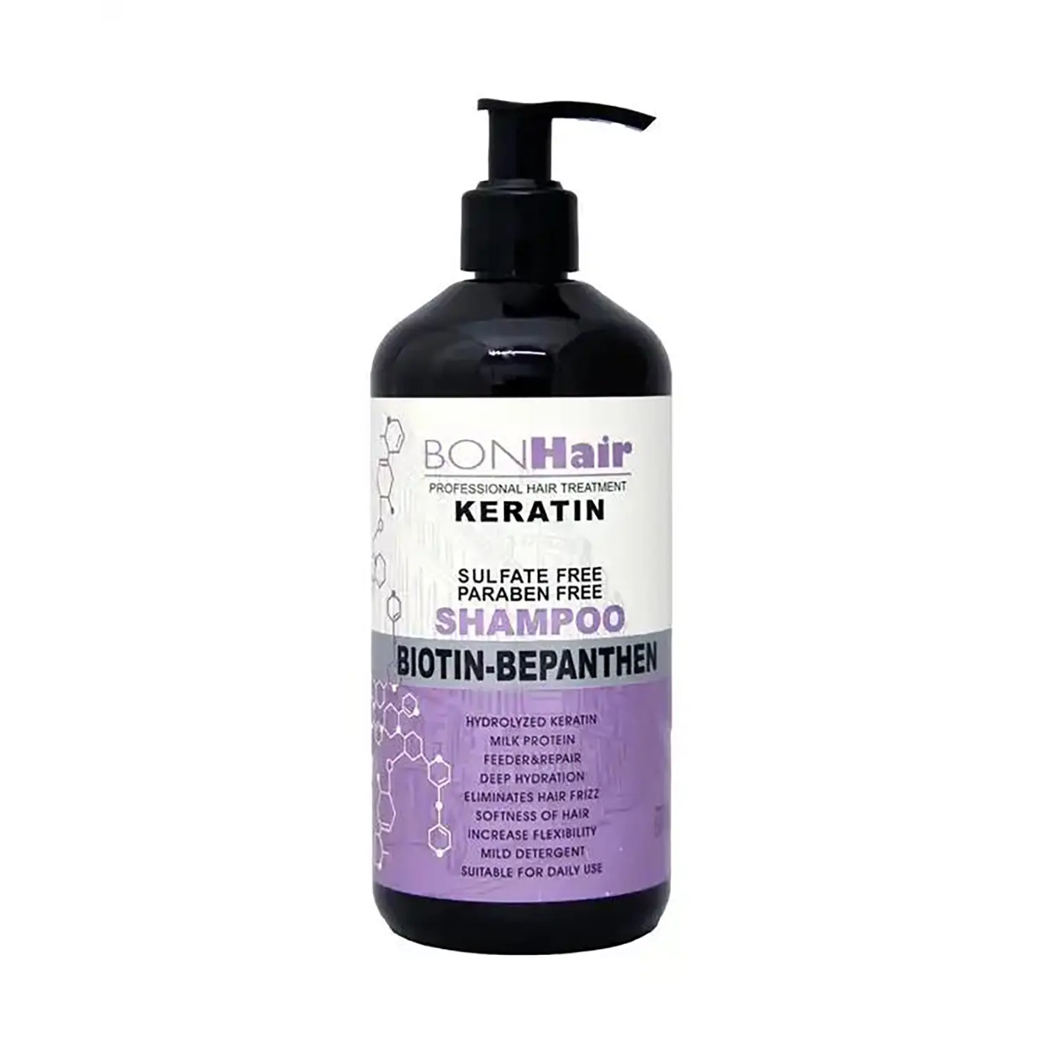 شامپو مو درمانی بن هیر حاوی کراتین حجم 500 میلی لیتر image شامپو مو درمانی بن هیر حاوی کراتین حجم 500 میلی لیتر image